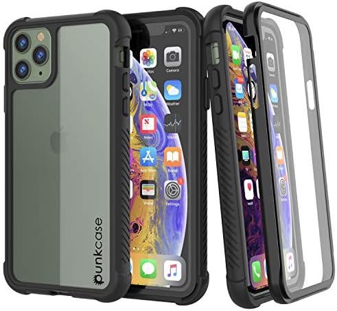 Punkcase iPhone 11 Pro Max Case [Spartan Series] כיסוי חובה כבד מחוספס עם מגן מסך מובנה | Ultra Slim